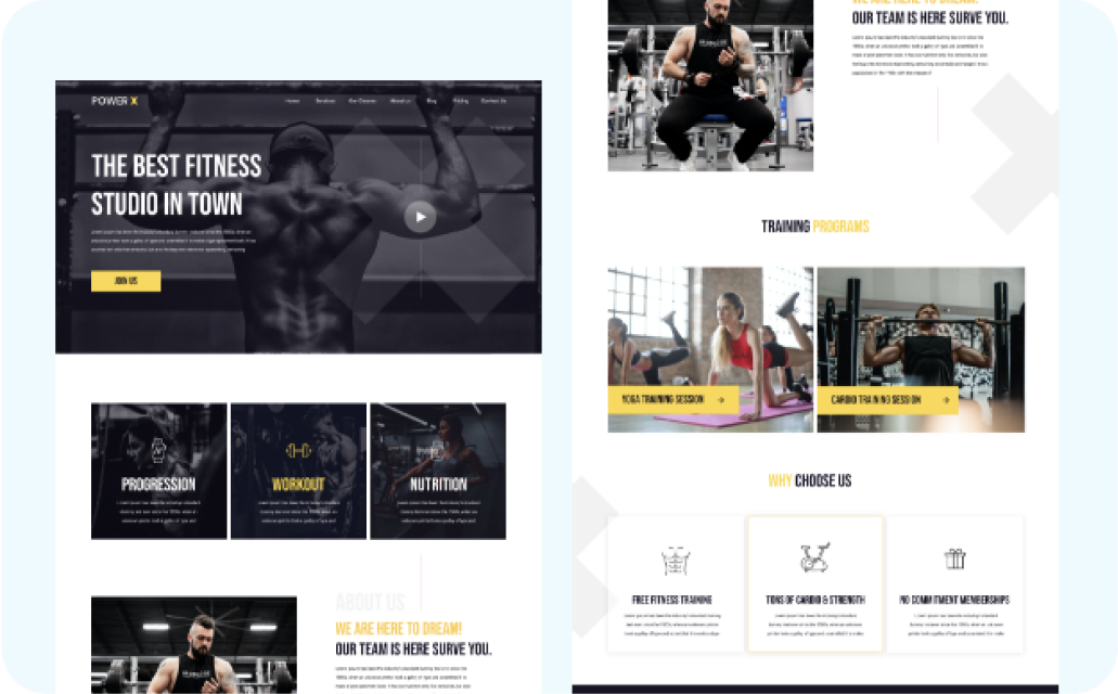 Gym Website